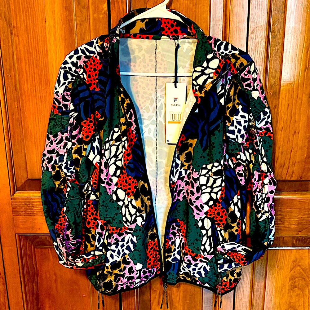 FILA- brand new with the tags! Chic & beautiful multicolored & floral jacket:)